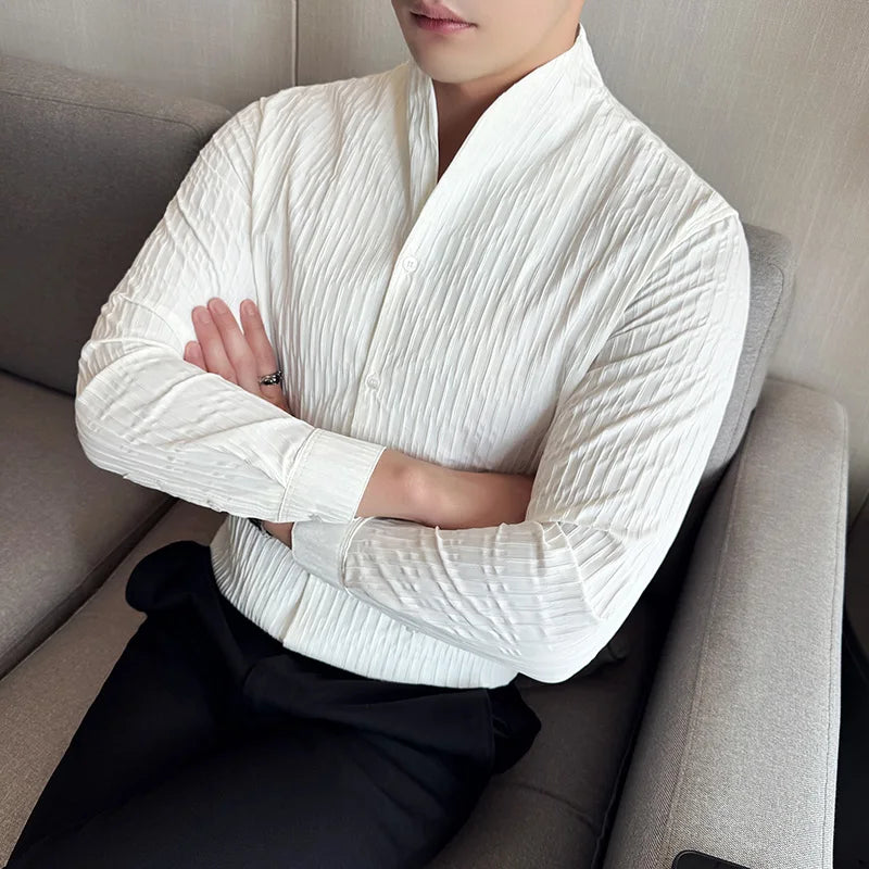 Long Sleeve Formal Shirt – Slim Fit Elegance