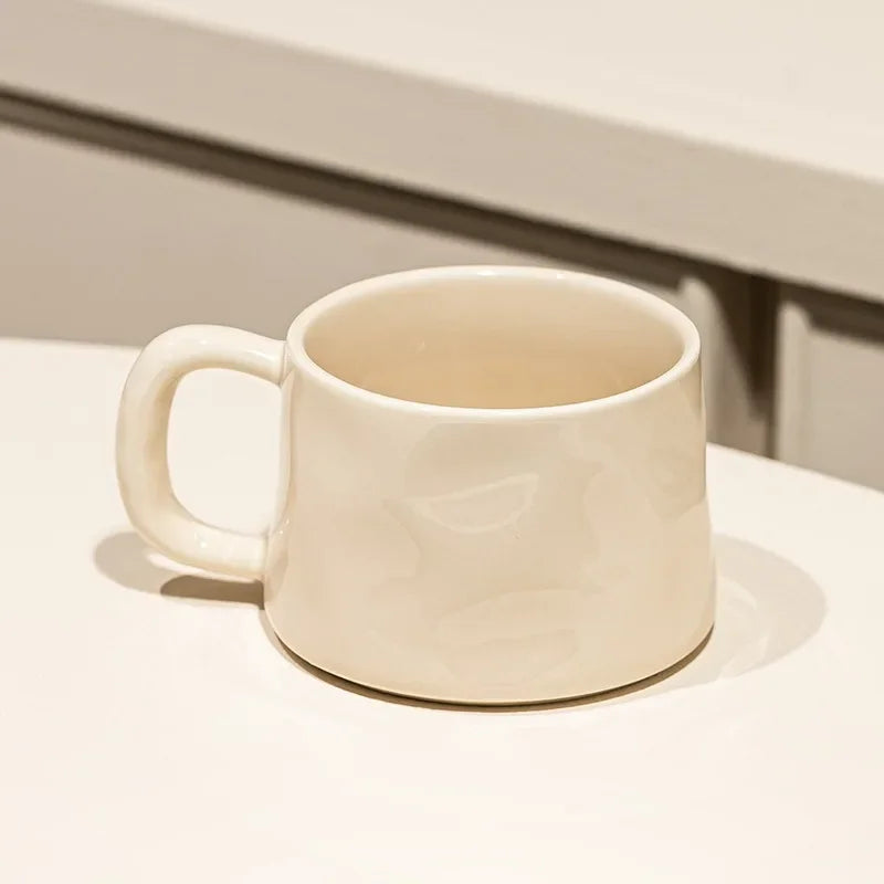 Ceramic Coffee Mug with Tray