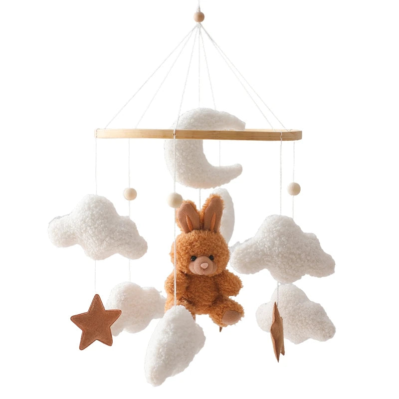 Wooden Baby Cot Mobile
