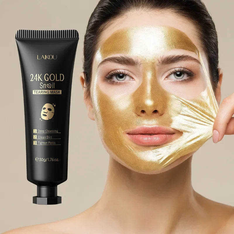 24K Gold Snail Peel-Off Face Mask
