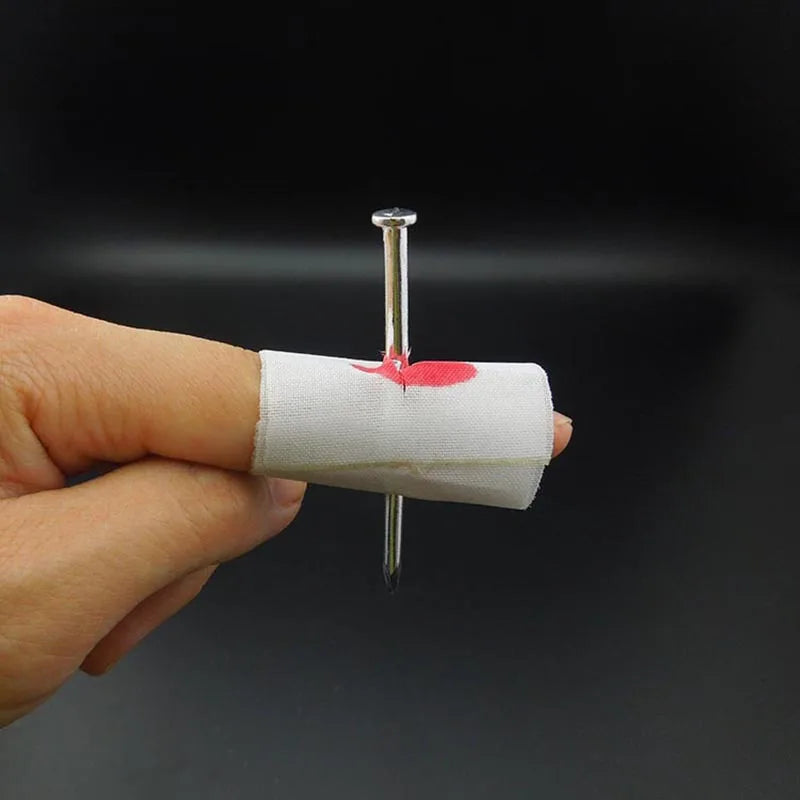 Fake Nail Through Finger – Prank Toy