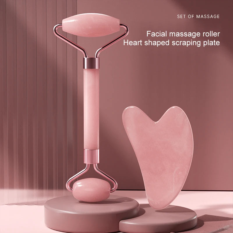 Facial & Neck Roller with Resin Scraping Board