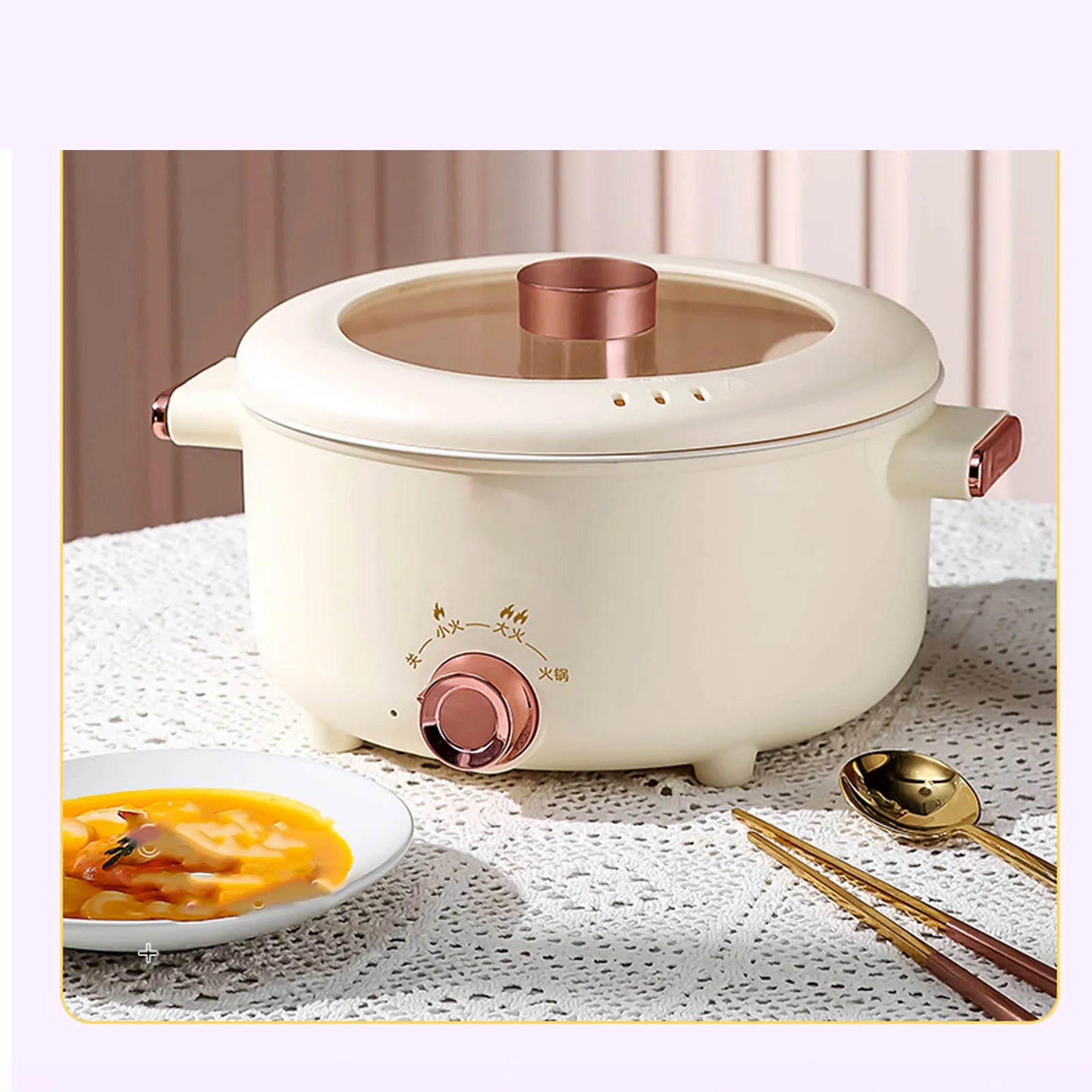 3.5L Electric Cooking Pot – Multi-Function Ceramic Cooker