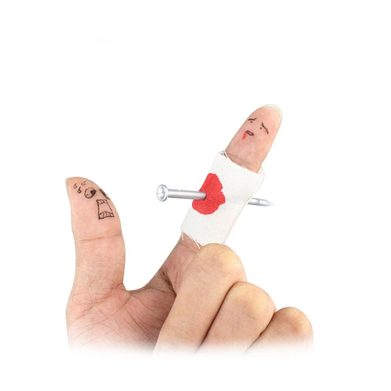 Fake Nail Through Finger – Prank Toy