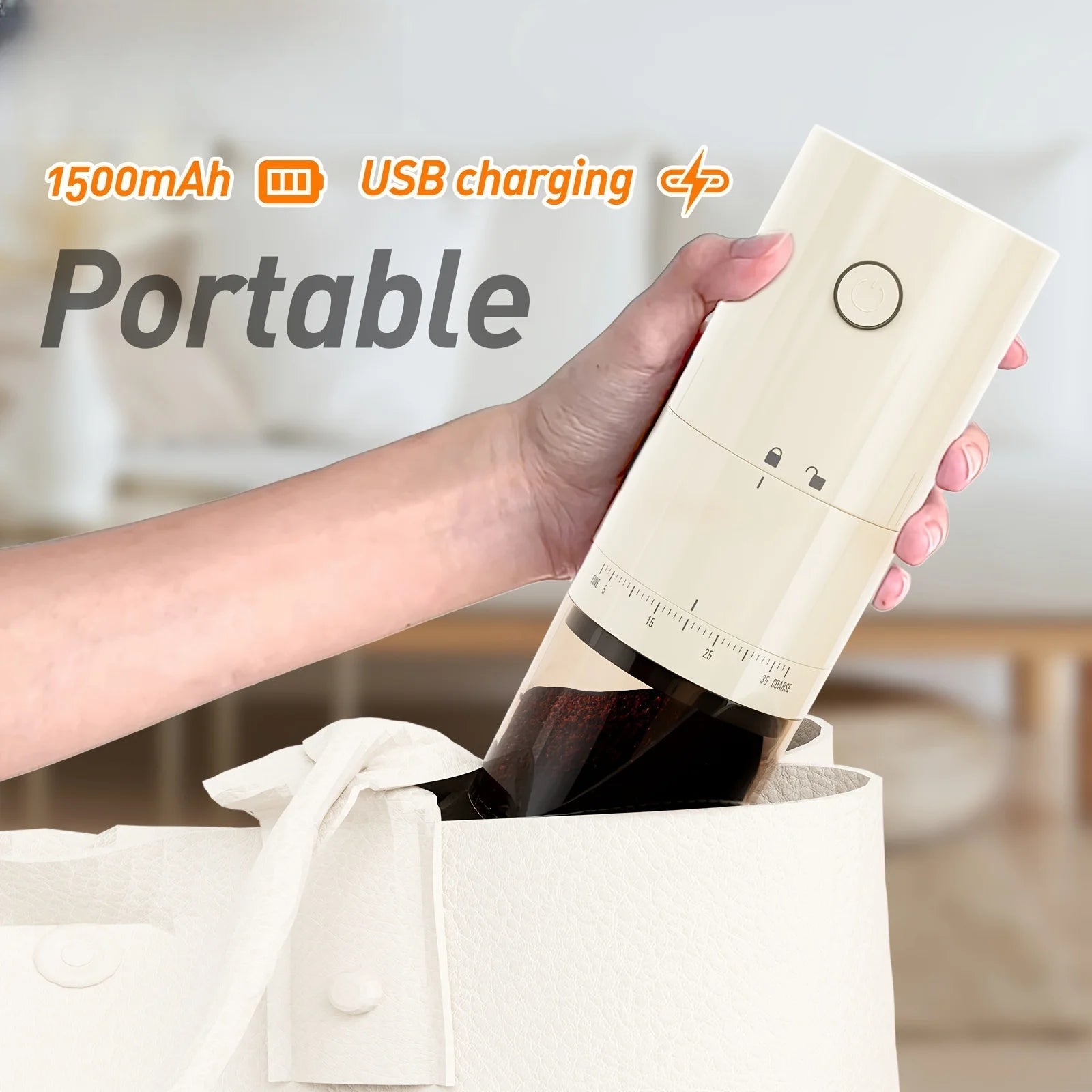 Portable Electric Coffee Grinder