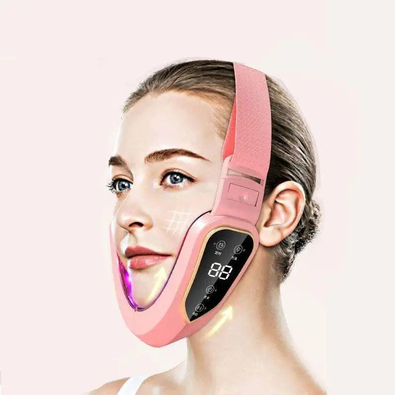LED Photon Therapy V‑Face Massager