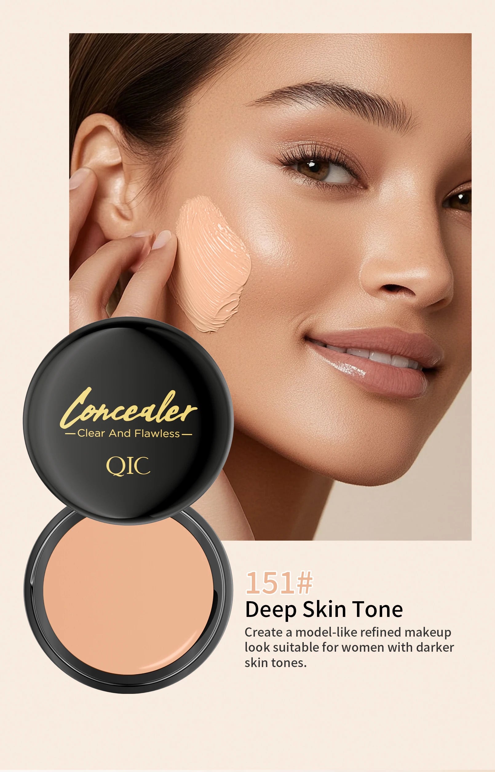 Waterproof Full Coverage Concealer
