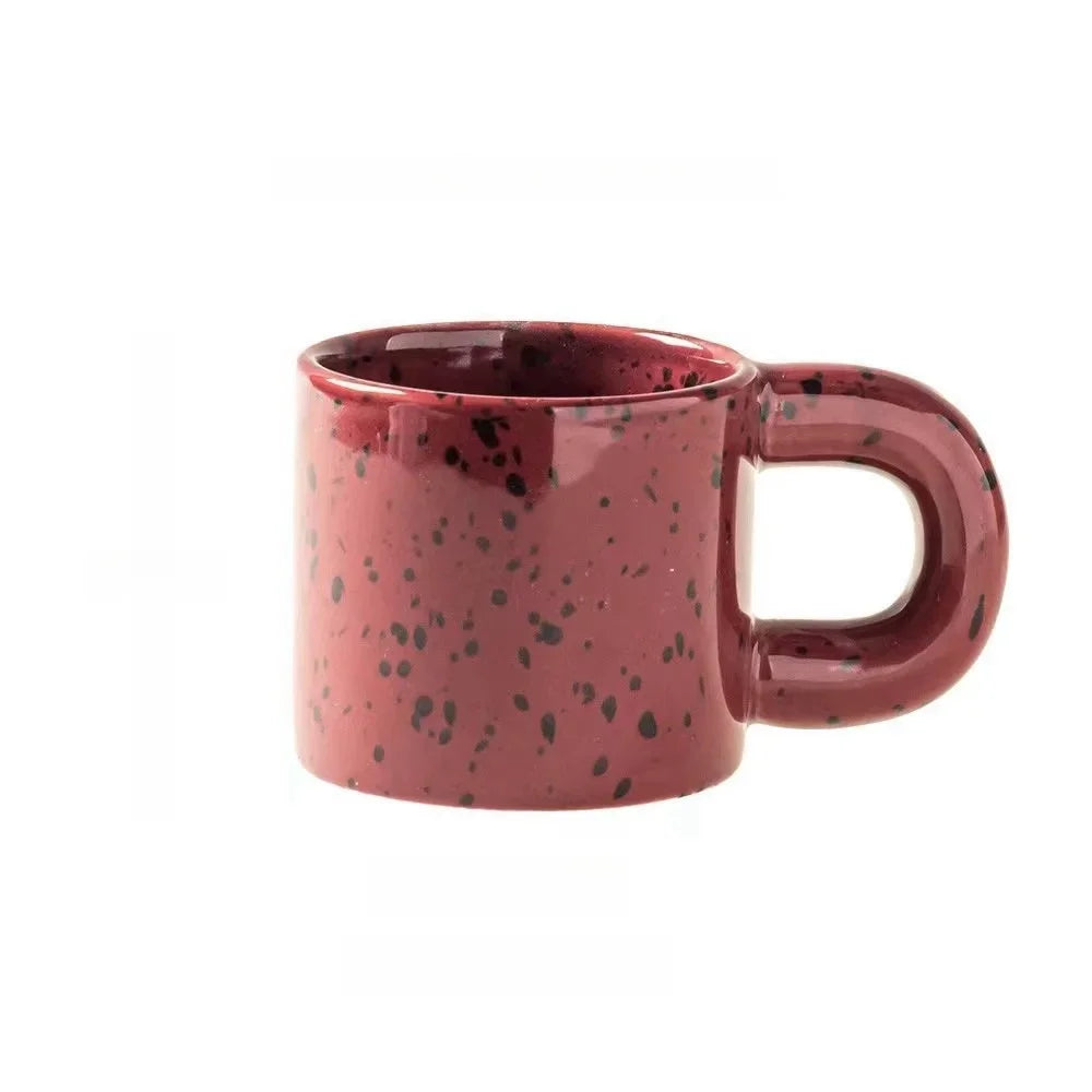 Anamorphic Ink Splash Porcelain Mug