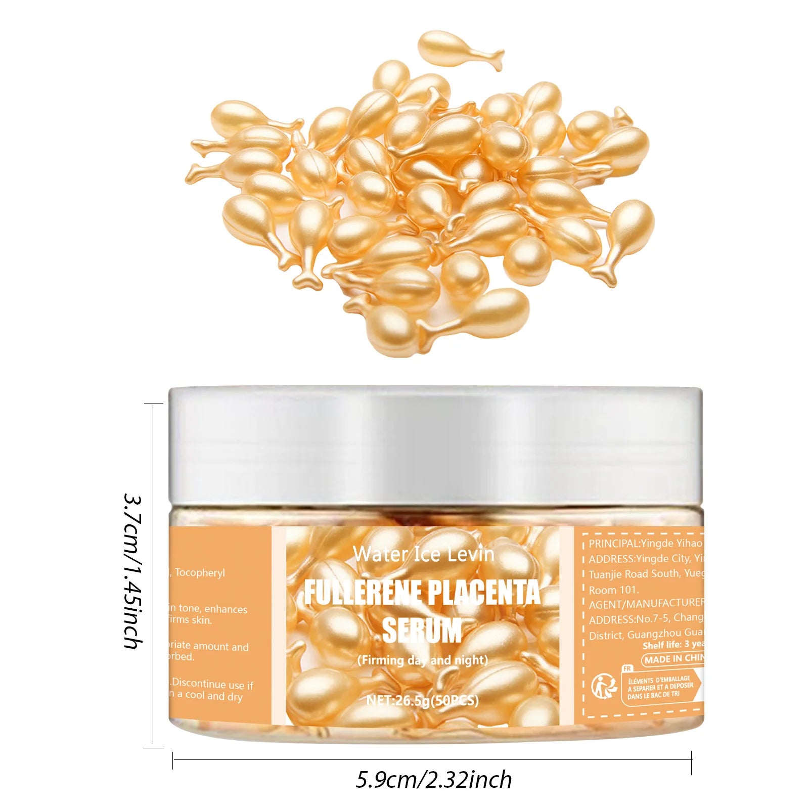 Water Ice Levin Collagen Face Serum Capsules