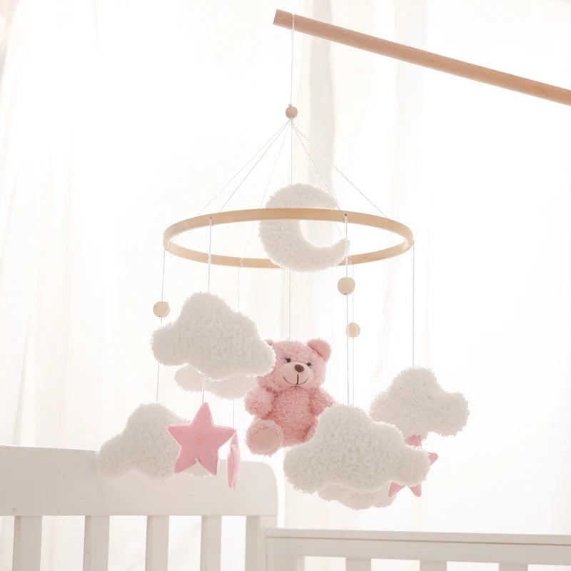 Wooden Baby Cot Mobile