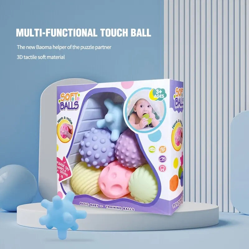 6-Piece Baby Sensory Balls Set