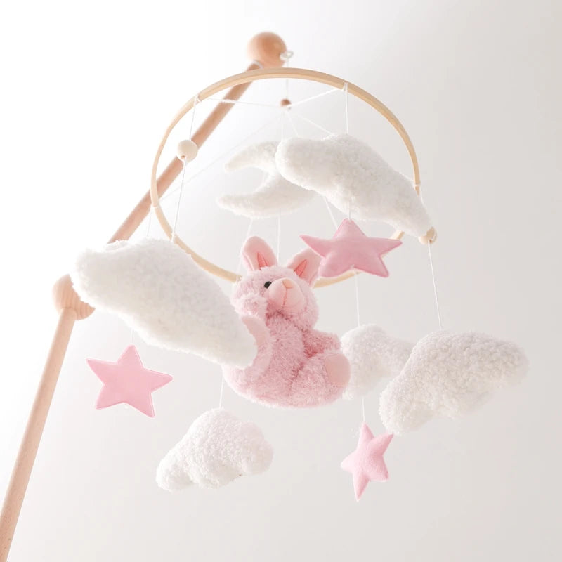Wooden Baby Cot Mobile