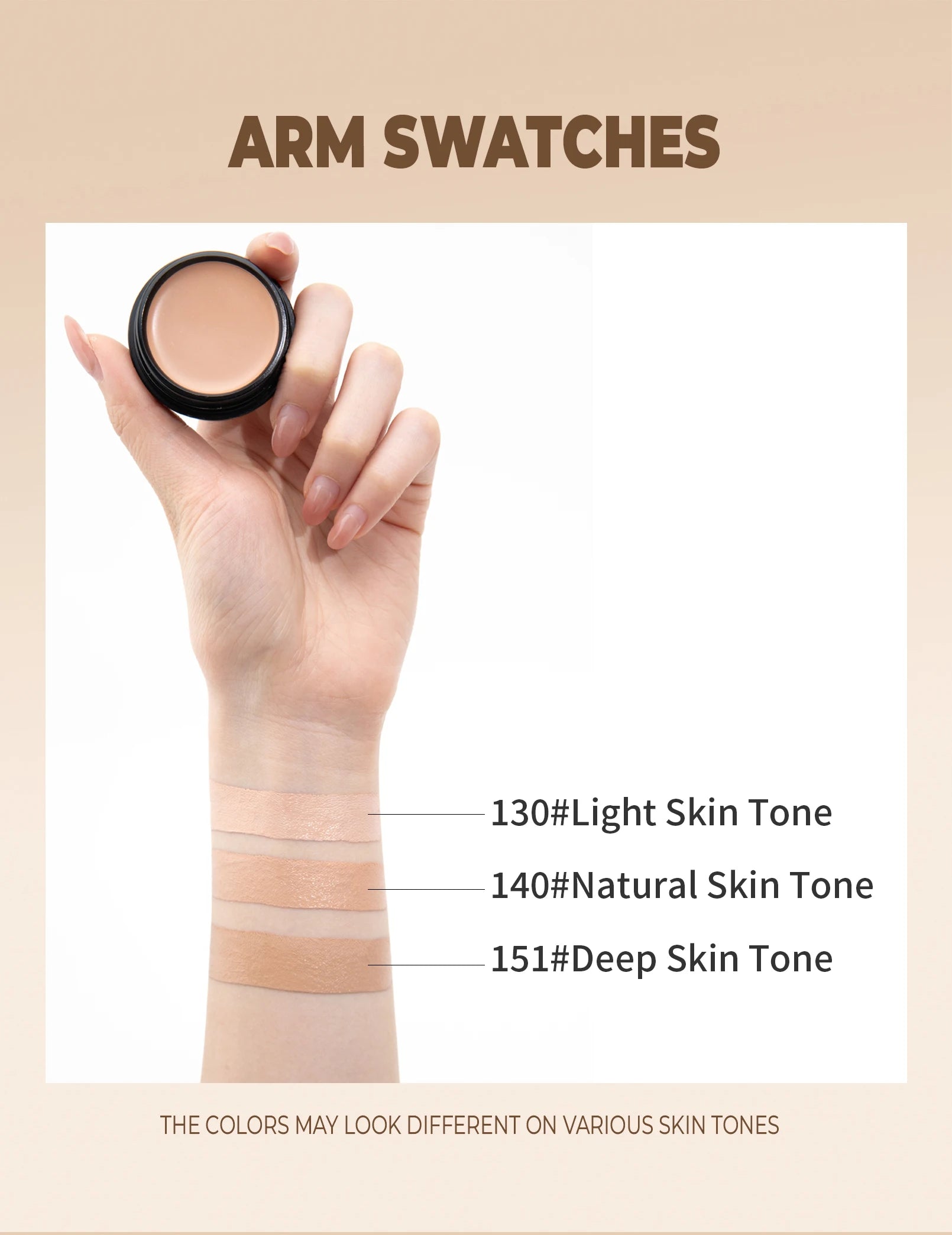 Waterproof Full Coverage Concealer