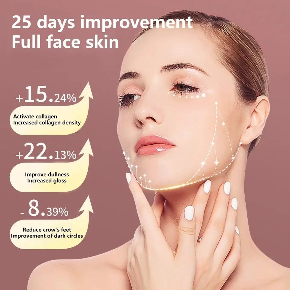 LED Photon Therapy V‑Face Massager