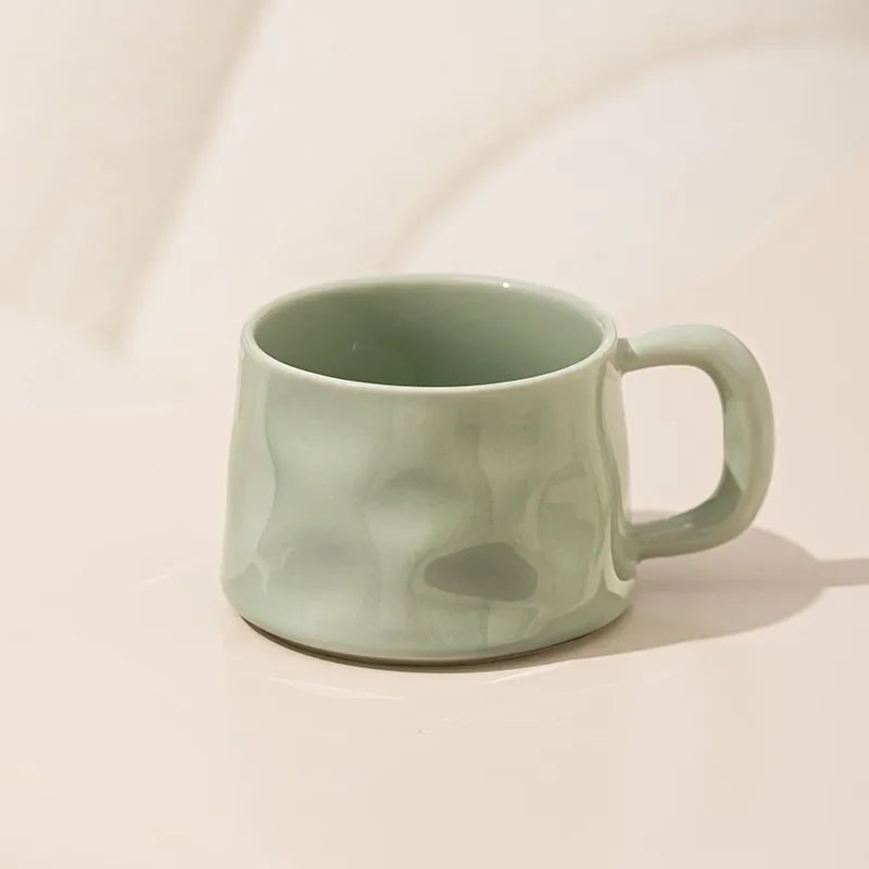 Ceramic Coffee Mug with Tray