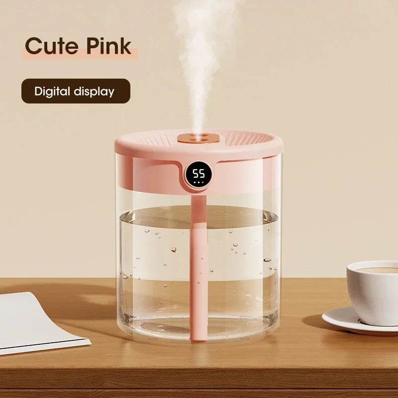 Dual Nozzle Humidifier with Night Light – 2L