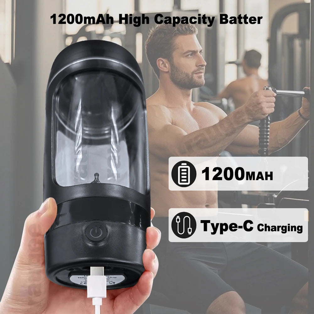 Electric Protein Shaker Bottle