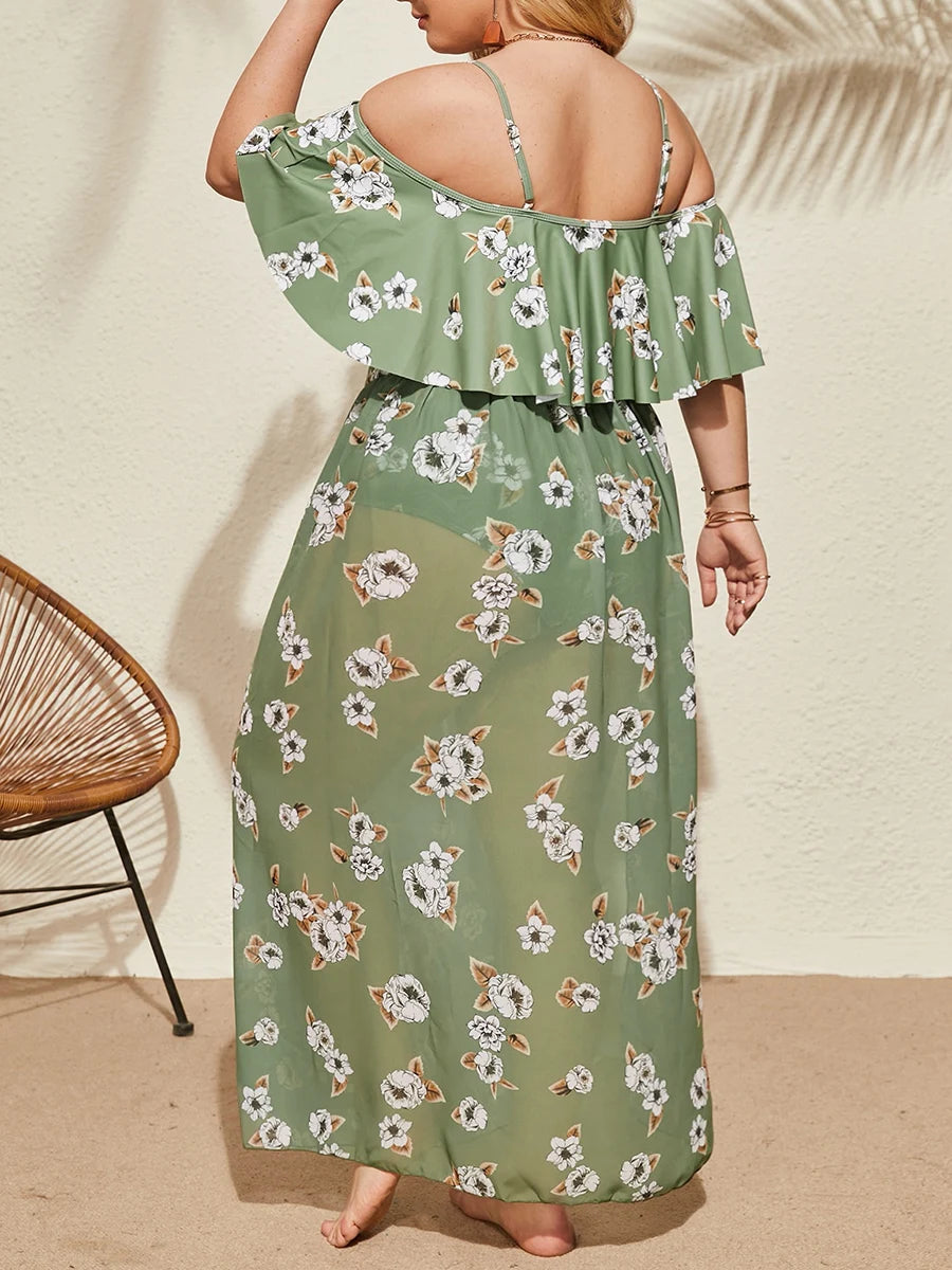 Laura Printed Vest & Shorts Two-Piece Swim Set