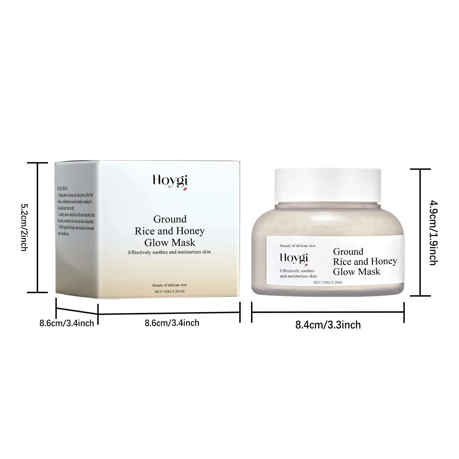 Hoygi Rice & Honey Sleeping Face Mask 150g
