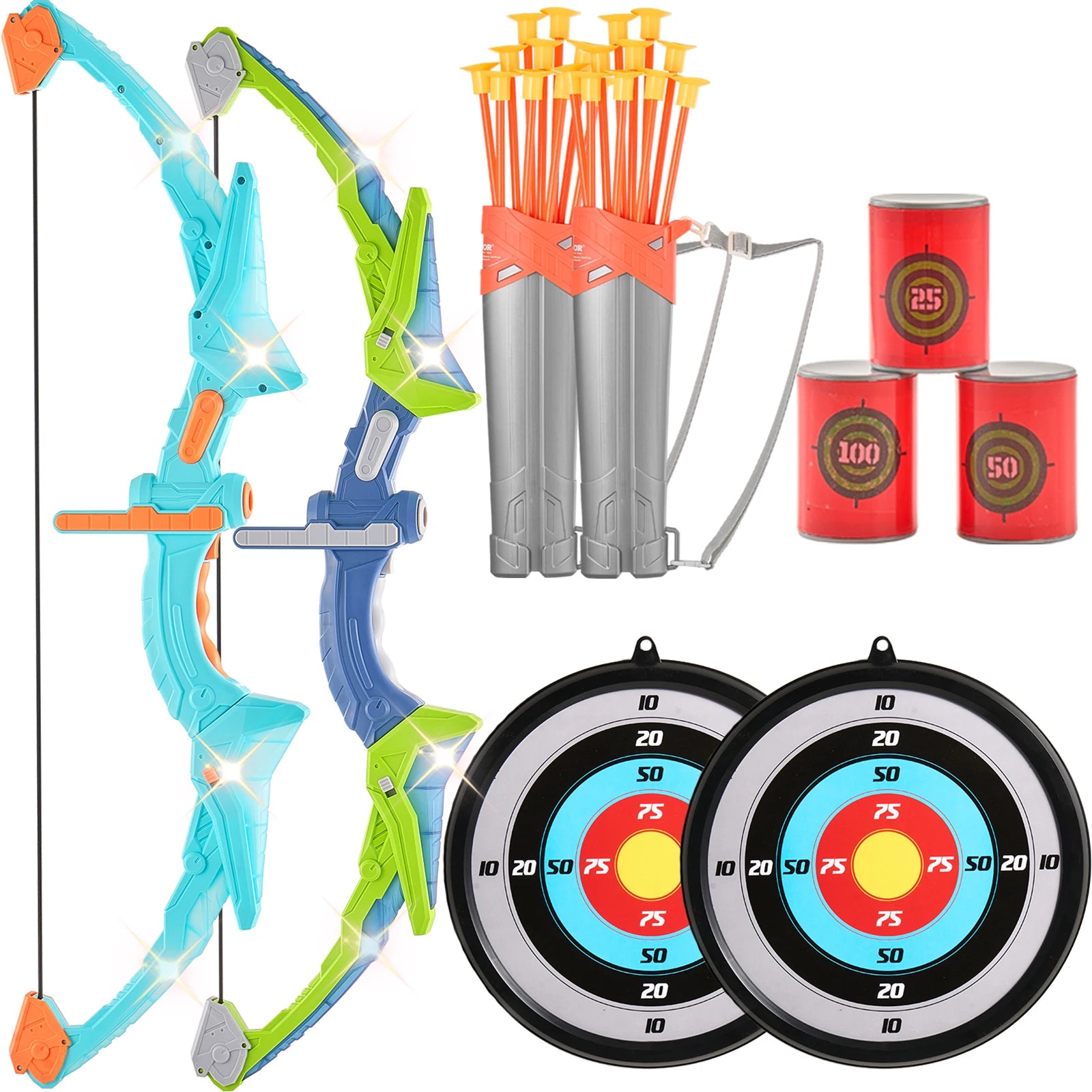 Kids Bow and Arrow Set with LED Lights