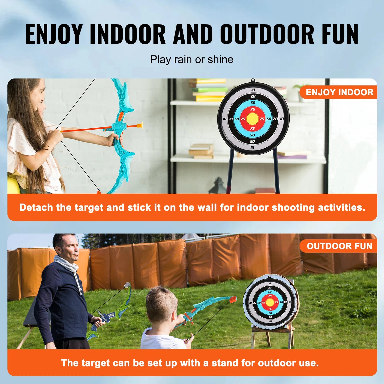 Kids Bow and Arrow Set with LED Lights