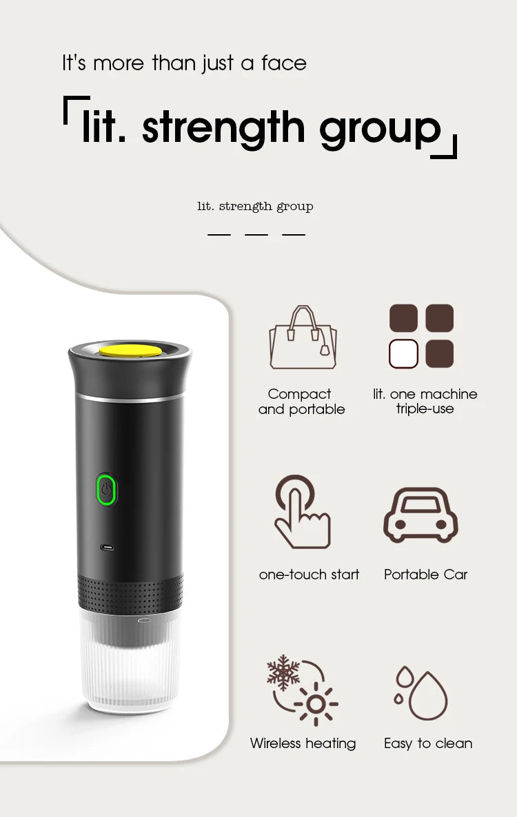 Electric Portable Espresso Coffee Maker