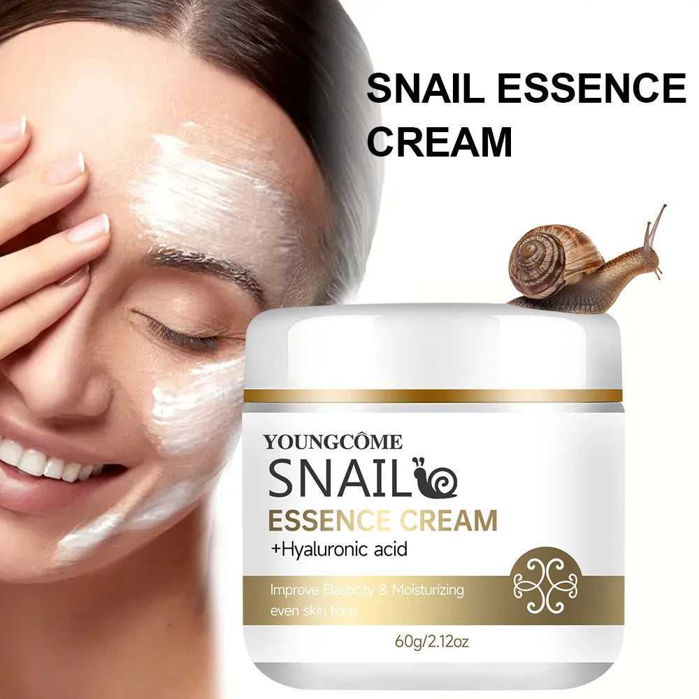 Snail Essence Face Cream with Hyaluronic Acid & Retinol