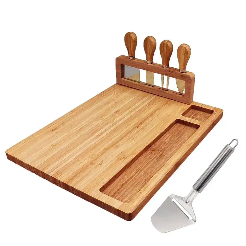 Bamboo Charcuterie Board Set