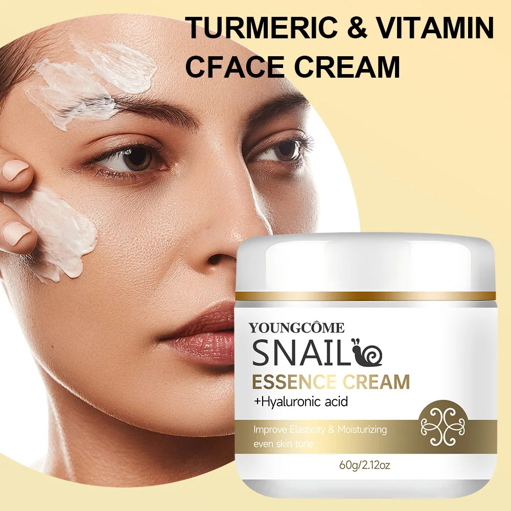 Snail Essence Face Cream with Hyaluronic Acid & Retinol