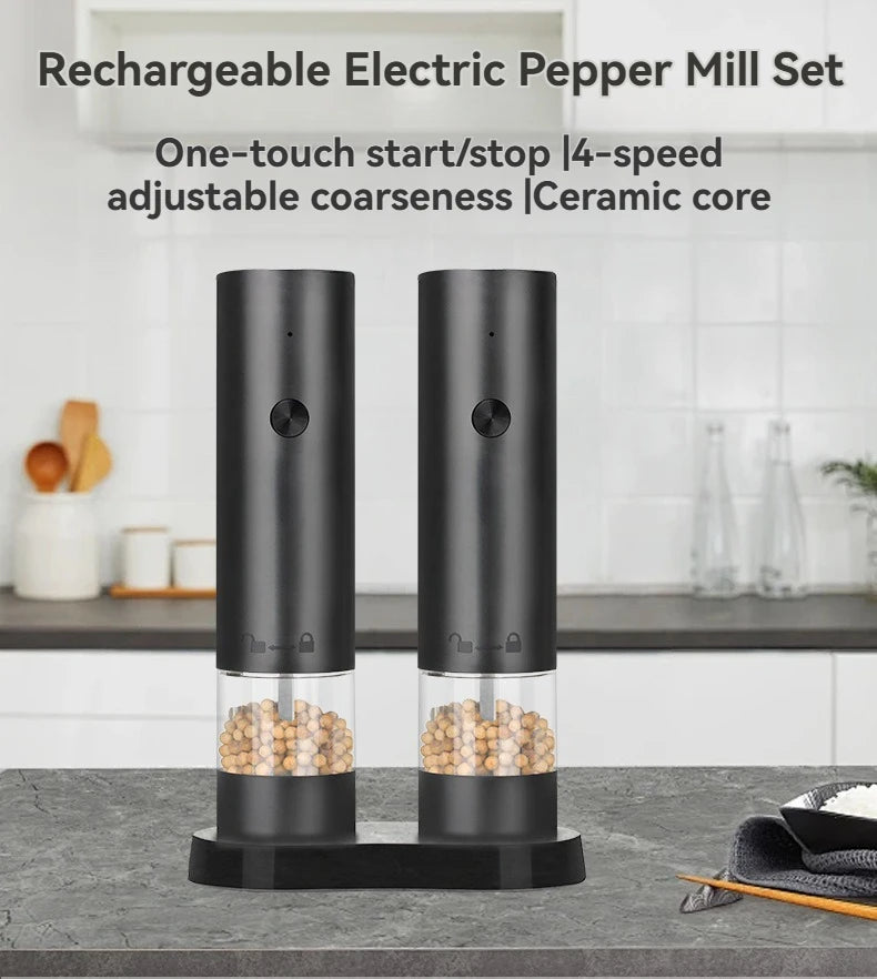 Automatic Electric Salt & Pepper Grinder