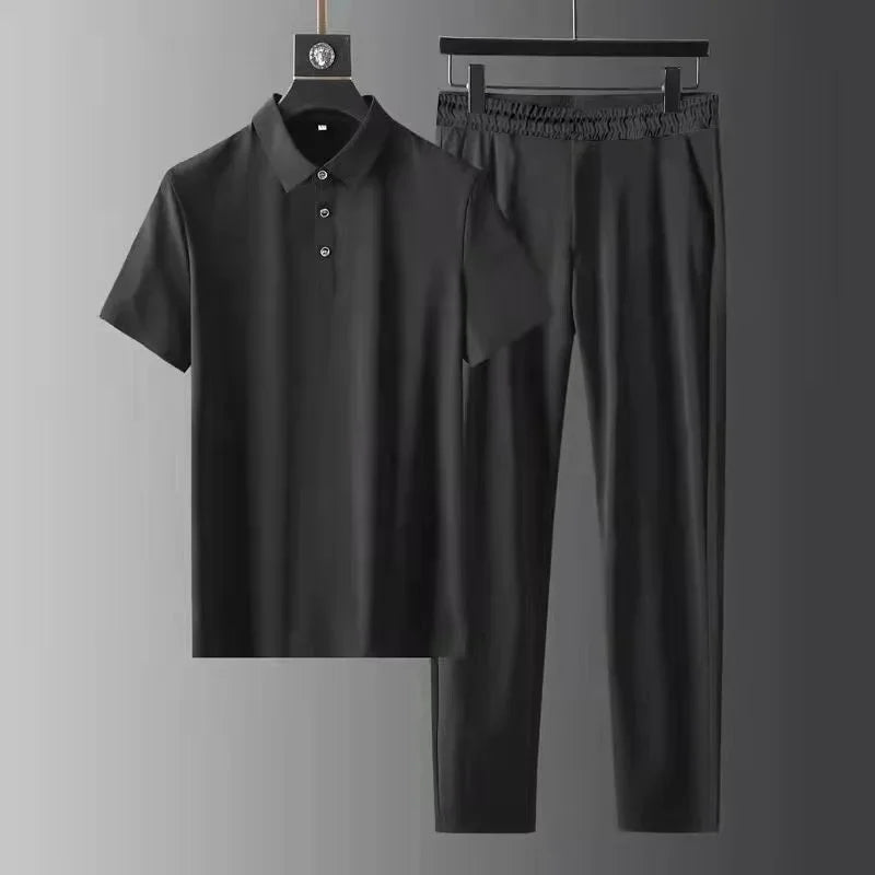 Caio Solid Colour Two-Piece Sports Set