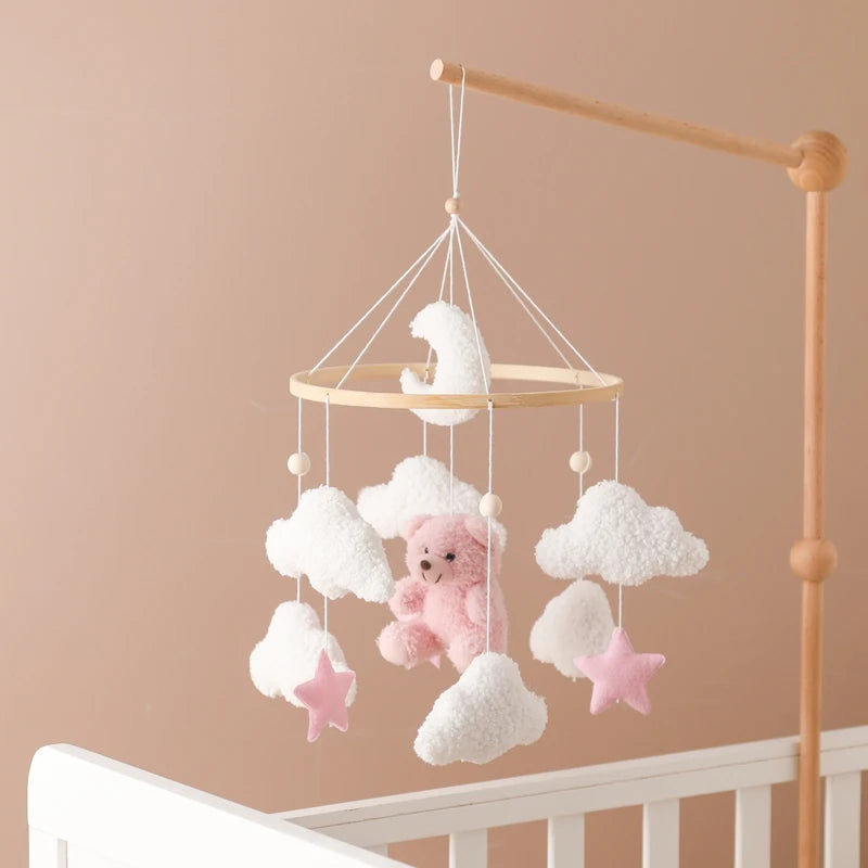 Wooden Baby Cot Mobile
