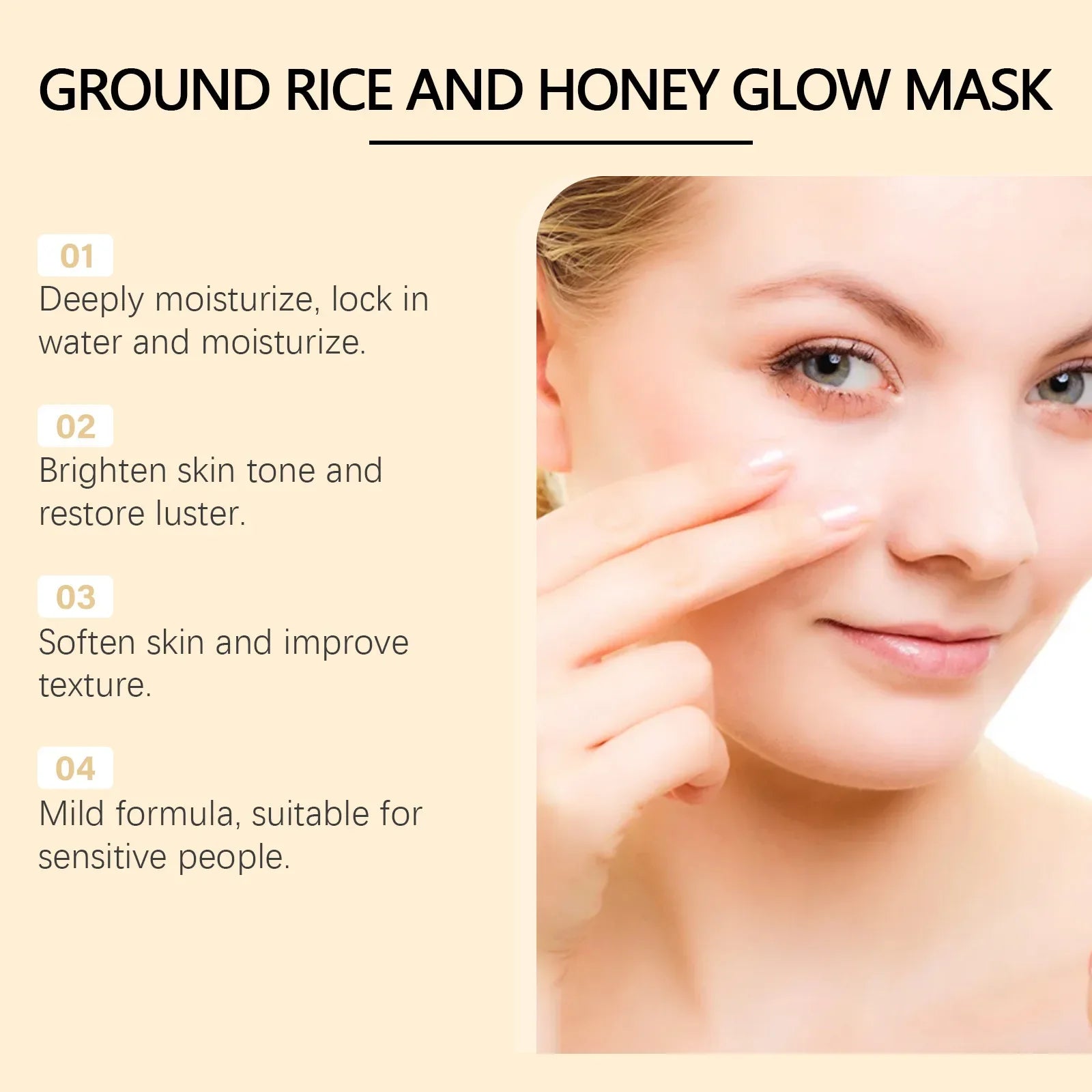 Hoygi Rice & Honey Sleeping Face Mask 150g