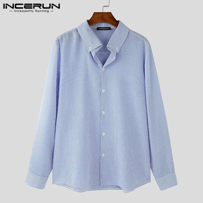 Striped Long Sleeve Casual Shirt