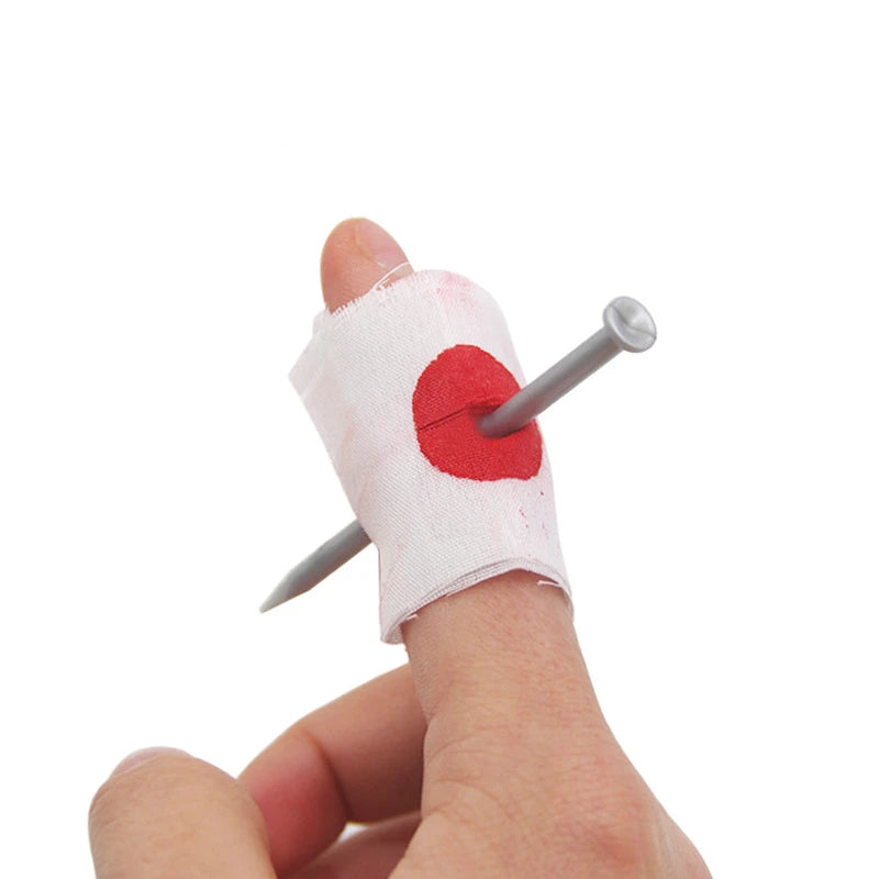 Fake Nail Through Finger – Prank Toy