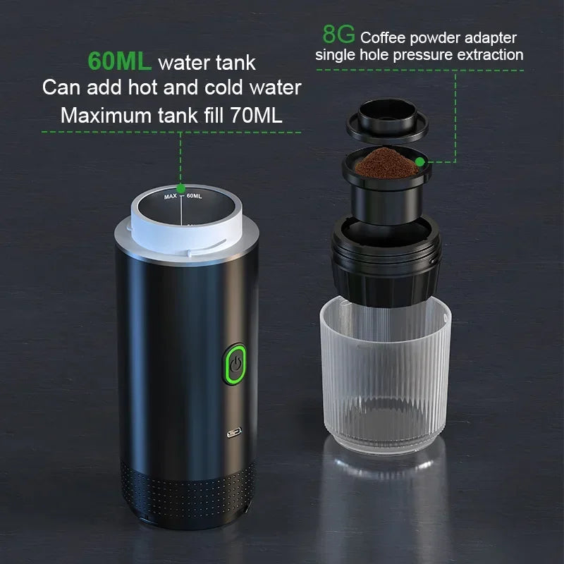 Electric Portable Espresso Coffee Maker