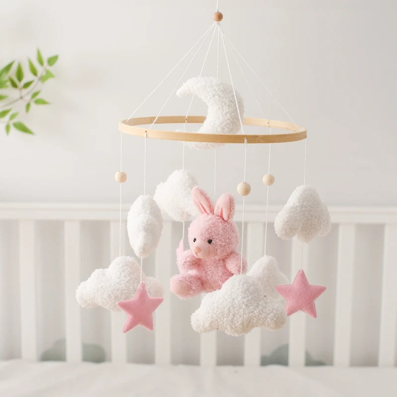 Wooden Baby Cot Mobile