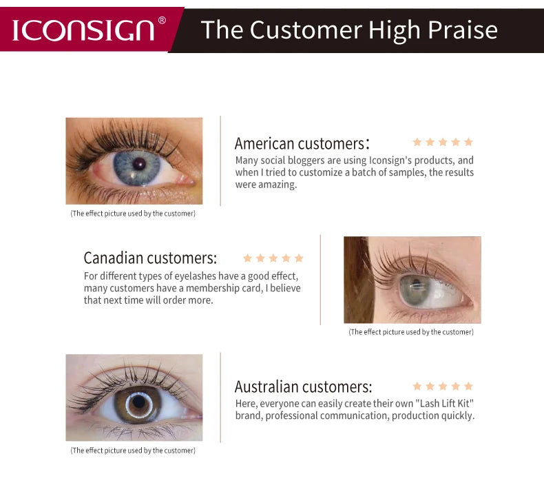 Iconsign Lash Lift Kit