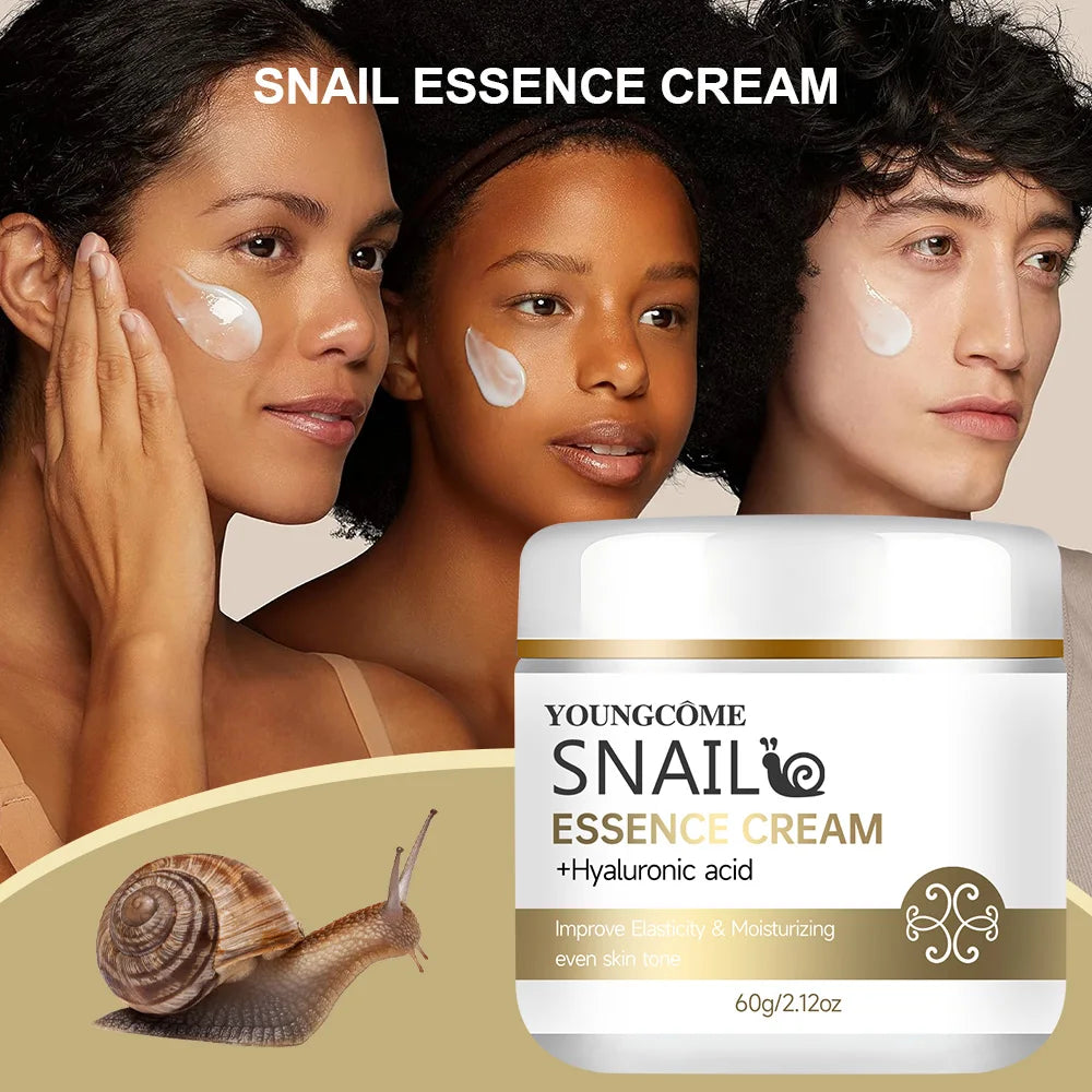 Snail Essence Face Cream with Hyaluronic Acid & Retinol