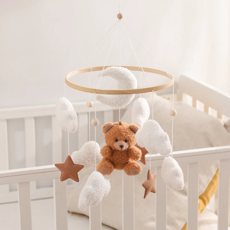 Wooden Baby Cot Mobile
