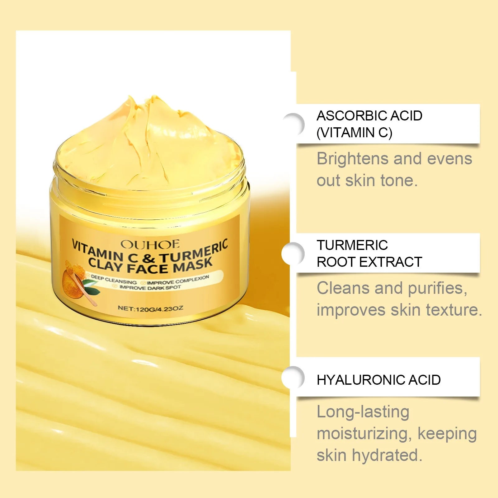 Turmeric Vitamin C Exfoliating Facial Mask
