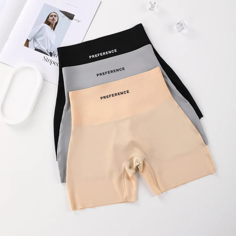 3 Ice Silk Seamless Safety Shorts