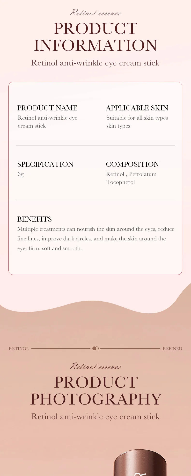 SADOER Retinol Eye Cream Stick