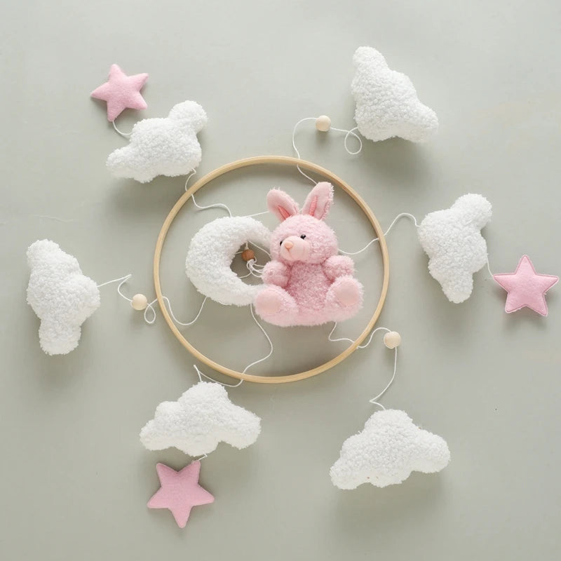 Wooden Baby Cot Mobile