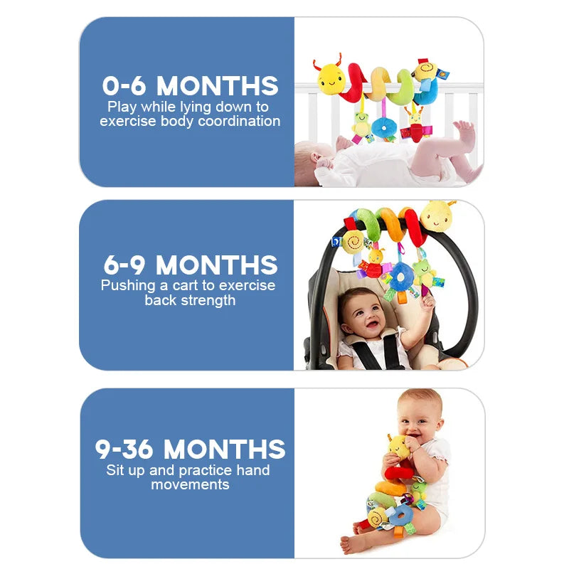 Baby Hanging Plush Spiral Toy