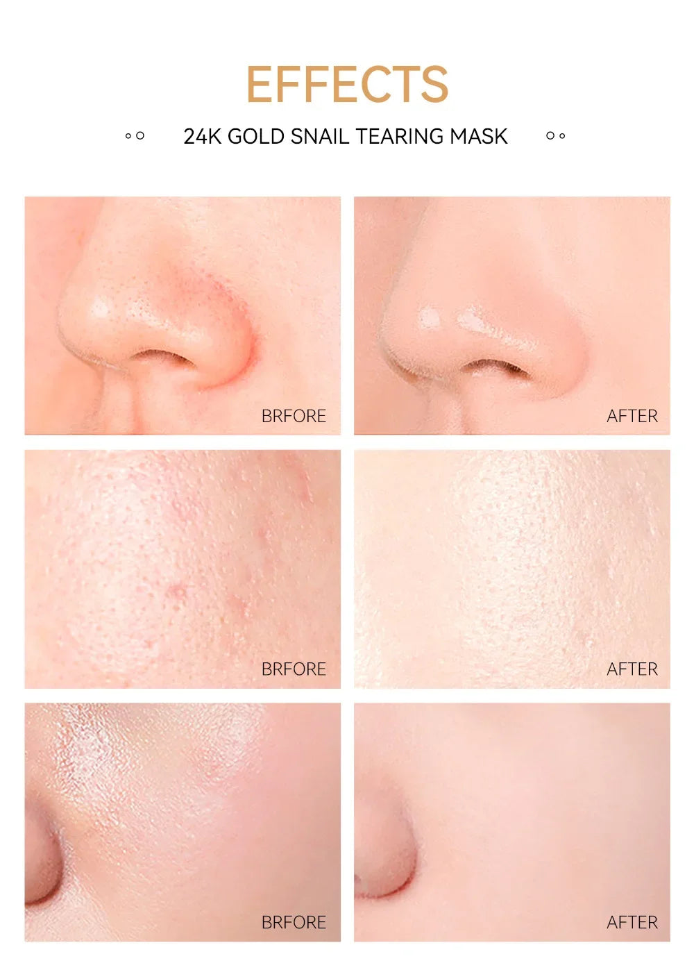 24K Gold Snail Peel-Off Face Mask