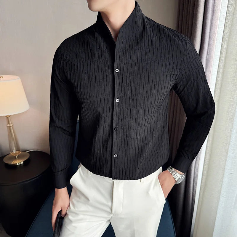 Long Sleeve Formal Shirt – Slim Fit Elegance