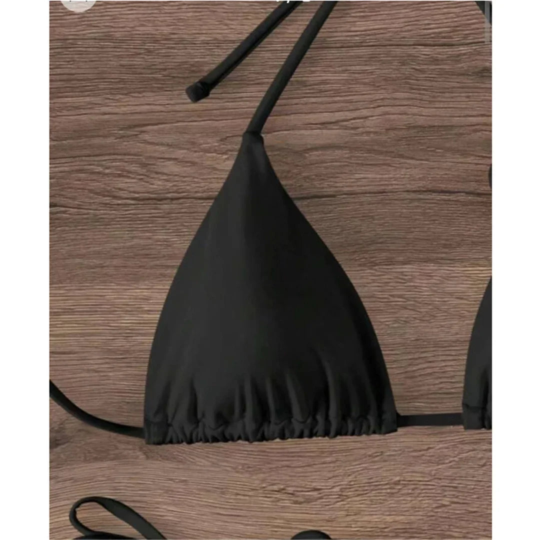 Bianca Flower Bandeau Bikini Set